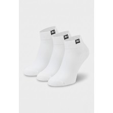 Allunique Beyaz Coolmax ve Spor Çorabı 3'lü Paket Hızlı Kuruyan Termal Yarım Havlu Taban