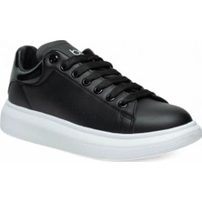 Best Of 150-26 Deri Anatomik Sneaker Siyah Beyaz 36-40