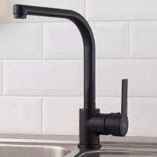 Sardıcı Altair Siyah Mutfak Evye Çift Su Girişli