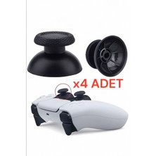 Crk Tech Playstation 5 Ps5 Analog Topuzu 4 Adet (2 Çift) - Dualsense Kol Uyumlu Joystick Yedek Parça Seti