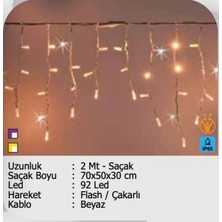 Sencan Yılbaşı Süslemesi Saçak LED Dış Mekan