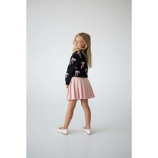 Lea Kids Kız Çocuk Bayramlık Pileli Etek Sweat Takım