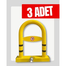 UZM PARK 3 Adet U Tipi Otopark Bariyeri Asma Kilitli Yatar Kalkar Kişisel Park Bariyeri Park Demiri