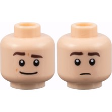 LEGO Minifigür Parçaları: Kafa: 3626PB3128