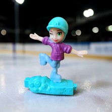 Hureggo Vintage ''göz Kırpan Patenli Kız''figür Oyuncak & 9.5 cm