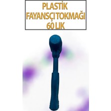 Eltos Kauçuk Tokmak Fayans Fayansçı Tokmağı Çekiç Seramik Karo Döşeme Parke Tadilat 60 Lık Siyah