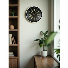 Çetiner Group 36 cm Krem Dekoratif Duvar Saati