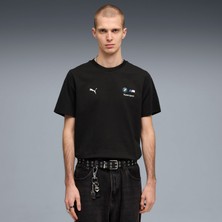 Puma Bmw Motorsport Essential Logo Erkek Siyah Tişört (634897-01)