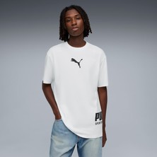 Puma Sport Graphic Erkek Beyaz Tişört (692169-02)