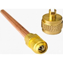 Ayscore Siboplu Servis Borusu (1/4-100 mm Boy-0.50 mm Bakır Et Kalınlık ) (10 Adet)