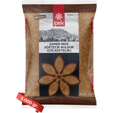 İpek Esmer Ince Köftelik (Çiğ Köftelik) Bulgur 5 kg