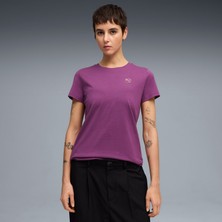 Puma Essential Elevated Kadın Mor Tişört (695708-69)