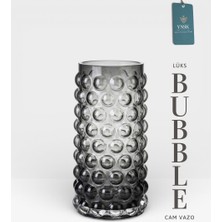 Ynsk Luxury | Bubble  | Ithal  Cam Vazo (23 Cm)