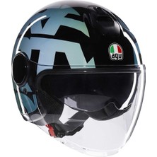 Agv Eteres Lido 46 Güneş Vizörlü Açık Kask