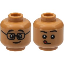 LEGO Minifigür Parçaları: Kafa: 3626PB2994