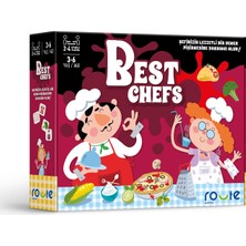 Route Games Best Chefs Eğitici Çocuk Kutu Oyunu 3-6 Yaş - Mutfak Temalı Eşleştirme ve Hafıza Oyunu - Çarklı Aile Oyunu