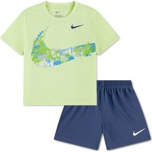 Nike Nıke E1D1 Gfx Jersey/mesh Short Erkek Çocuk Tişört-Şort Takım 76N627