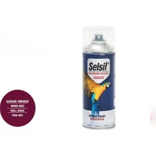 Selsilraınbow Akrilik Sprey Boya Şarabi Kırmızı TAB-401 Ral 3005 400ML