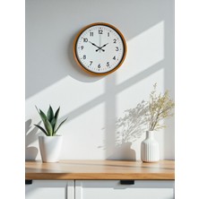 Çetiner Group 36 cm Turuncu Dekoratif Duvar Saati