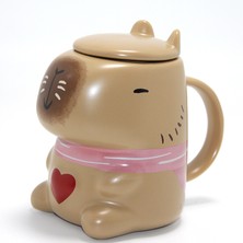 Tekinhediyelik 3D Capybara Tasarımı Porselen Kupa Bardak ALK4510