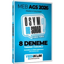 Yediiklim Yayınları Yediiklim 2026 Meb Ags Ösym Ne Sorar Tamamı Çözümlü 8 Fasikül Deneme Sınavı