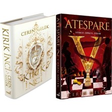 İndigo Kitap Kırık Inci 1 Ciltli ve Ateşpare 2 Ciltli Tutuklu Zihinler Zindanı (Ceren Melek) 2'li Set