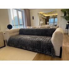 Çeyiz Merkezi Tavşan Tüyü Koltuk Örtüsü 170X215