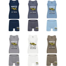 GMG Collection Baby 6 Lı Paket Erkek Çocuk Boxer Atlet Takım