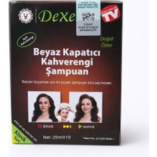 Dexe Beyaz Saç Giderici  Açık Kahverengi Boya Şampuan (10X25 Ml)