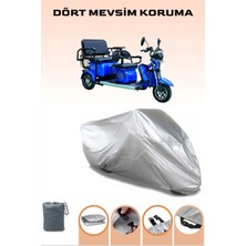 Breen Gri Moped Branda,  Arora Xlt 48 Derya 3 Tekerlekli Elektrikli Motor Brandası