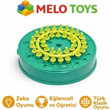 Melo Toys Solo Test Oyunu – Klasik Zeka ve Strateji Oyunu 15 Adet | Eğitici Peg Solitaire Oyuncak