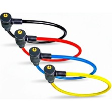 Trend Hause 7 mm Bisiklet Kilidi Çift Anahtarlı – Dayanıklı Çelik Halat, Güvenli ve Uzun Ömürlü Koruma