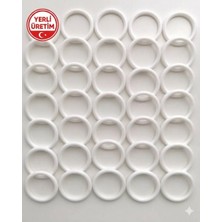 Duck Hoby 25 Adet Lif Halkası Plastik Halka 4 cm
