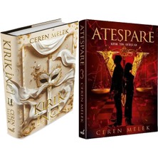 İndigo Kitap Kırık Inci 2 Ciltli ve Ateşpare 3 Ciltli Kırık Yok Oluşlar (Ceren Melek) 2'li Set