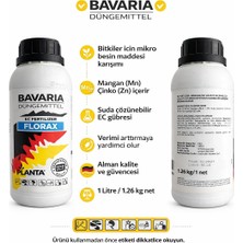 Bavaria Florax Ec Gübre 1 Litre – Mangan (Mn) ve Çinko (Zn) Içeren Sıvı Mikro Bitki Besini