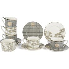 Mikasa Moor Forest Plaid 6lı Çay Fincan Seti 220CC