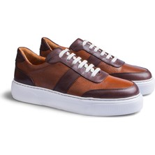 CARVAO Mantaro Casual Hakiki Deri Kahverengi-Taba Erkek Ayakkabı