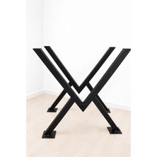 Rafburada 1 Takım V Masa Ayağı - 65X72 cm