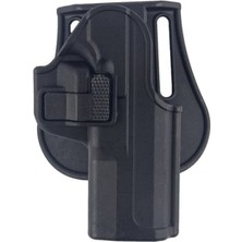 Unicorn Tisaş Zigana Sport Uyumlu Kilitli Emniyet Mandallı Polimer Paddle Kılıf Siyah