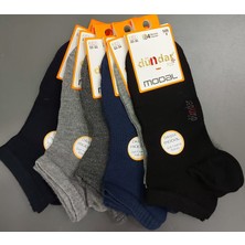 Dündar 8047 Erkek Çocuk Asorti Modal Patik Çorap 12 Adet