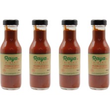 Raya Organik Organik Acı Ketçap 4’lü Set (300 G x 4)