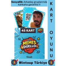 Wintoup #kartoyun Arkadaş Grup Yaratıcılık Düşünme Sosyallik Eğlence Kart Oyunu Mini Memes Düello-Klasik