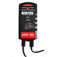 BS Battery Bs Bs-15 Smart Charger 12V 1.5A Akü Şarj Cihazı