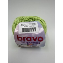 Bravo Natura Baby %100 Koton Iplik 50GRAM 130 Metre (Renk :803 ) Fıstık Yeşili
