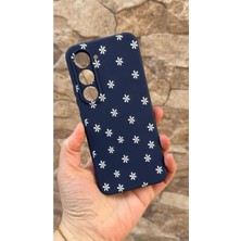 Vip Case Tecno Spark 40 Pro Uyumlu Mini Papatya Desenli Silikon Darbe Emici Klasik Korumalı Rubber Kılıf