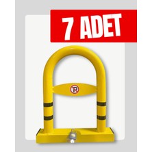 UZM PARK 7 Adet U Tipi Otopark Bariyeri Asma Kilitli Yatar Kalkar Kişisel Park Bariyeri Park Demiri