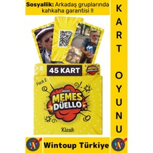 Wintoup #kartoyun Arkadaş Grup Yaratıcılık Düşünme Sosyallik Eğlence Kart Oyunu Mini Memes Düello-Klasik 2