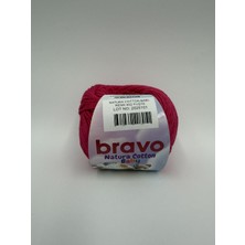 Bravo Natura Baby %100 Koton Iplik 50  Gram  130  Metre (Renk Kodu: 402) Fuşya