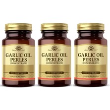 Solgar Garlic Oil 100 Kapsül 3 Adet