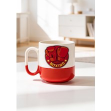 BB Design Boxing Tasarımlı Seramik Baskılı Pro Kupa Bardak 330ML